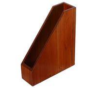 Vinta Wood Desk nizer with Dividers - Space-Saving Magazine Holder and Document Sto - Slish Boohelf for Office & Home Use