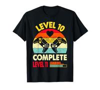 Vintage 10th Wedding Anniversary Funny Level 10 Complete T-Shirt