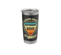 Vintage 11th Birthday Legend Since September 2015 Stainless Steel Insulated Tumbler