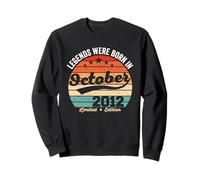 Vintage 13th Birthday Legends Were Born In October 2013 Sweatshirt