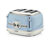 Ariete AR5605 Vintage 4-Slice Toaster - Blue, Blue
