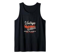 Vintage 1890 Reviving The Legends Of The Roads Classic Cars Tank Top