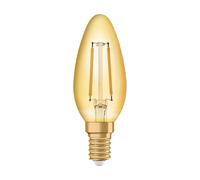 VINTAGE 1906 LED CLASSIC B BULB LED CANDLE FILAMENT 2.5W/22W E14