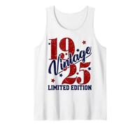 Vintage 1925 Limited Edition 100th B-Day Mens Womens Present Tank Top