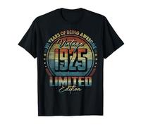 Vintage 1925 Limited Edition 101 Year Old 101st Birthday T-Shirt