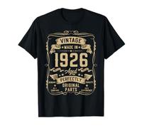 Vintage 1926 99yr 99th Birthday Gifts for Men 99 Years Old T-Shirt
