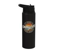 Vintage 1926 Funny Quote Stamp 100th Birthday 100 Year Old Stainless Steel Insulated Water Bottle