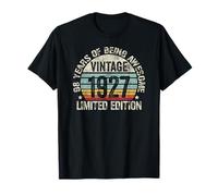 Vintage 1927 Birthday Gift Shirt 98 Years of Awesome T-Shirt