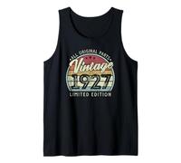 Vintage 1927 Limited Edition 99th Birthday Tank Top