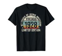 Vintage 1928 Birthday Gift Shirt 97 Years of Awesome T-Shirt