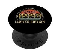Vintage 1928 Limited Edition 98th Birthday 98 Years Old PopSockets Adhesive PopGrip