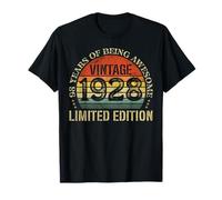 Vintage 1928 Limited Edition 98th Birthday 98 Years Old T-Shirt