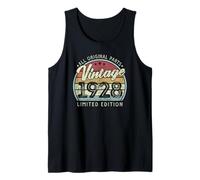 Vintage 1928 Limited Edition 98th Birthday Tank Top
