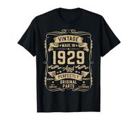 Vintage 1929 97yr 97th Birthday Gifts for Men 97 Years Old T-Shirt