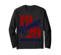 Vintage 1929 Limited Edition 96th B-Day Mens Womens Present Long Sleeve T-Shirt