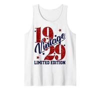 Vintage 1929 Limited Edition 96th B-Day Mens Womens Present Tank Top