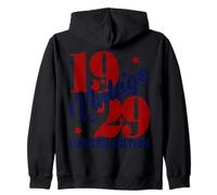 Vintage 1929 Limited Edition 96th B-Day Mens Womens Present Zip Hoodie