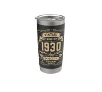 Vintage 1930 96yr 96th Birthday Gifts for Men 96 Years Old Stainless Steel Insulated Tumbler
