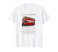 Vintage 1930s London Double Decker Bus - Heritage Transport T-Shirt