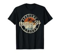 Vintage 1934 92yr 92nd Birthday Gifts for Men 92 Years Old T-Shirt