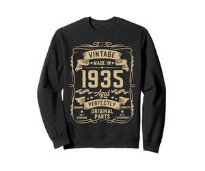 Vintage 1935 91yr 91st Birthday Gifts for Men 91 Years Old Sweatshirt
