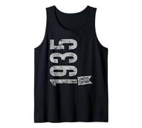 Vintage 1935 Limited Edition Born in 1935 91st B-Day Retro Tank Top