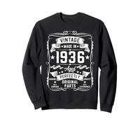Vintage 1936 89 Years Old Gifts for Men 89yr 89th Birthday Sweatshirt