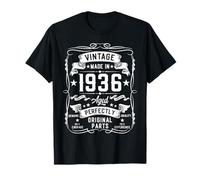 Vintage 1936 89 Years Old Gifts for Men 89yr 89th Birthday T-Shirt