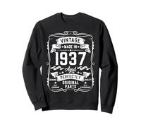 Vintage 1937 88yr 88th Birthday Gifts for Men 88 Years Old Sweatshirt