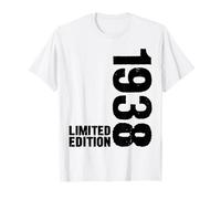Vintage 1938 87th Birthday Men Women 87 Years Old T-Shirt