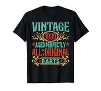 Vintage 1939 Original Parts 86th Birthday Born 1939 Age 86 T-Shirt