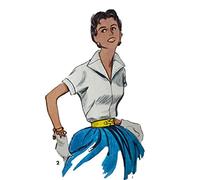 Vintage 1940s Sewing Pattern - Rockabilly, Winged Collar Blouse - Bust: 36” (91.4cm)