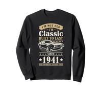 Vintage 1941 Birthday Classic Car For Legends Born In 1941 Sweatshirt