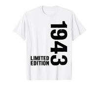 Vintage 1943 82nd Birthday Men Women 82 Years Old T-Shirt