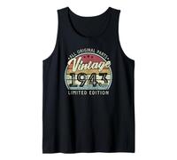 Vintage 1943 Limited Edition 83rd Birthday Tank Top