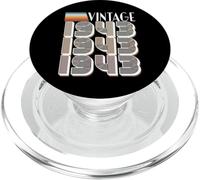 Vintage 1943 Retro Birthday Year PopSockets PopGrip for MagSafe
