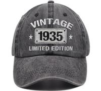 Vintage 1944 1943 1942 1941 1940 1939 1938 1937 1936 1935 Limited Edition Adjustable Embroidered Baseball Cap, 1935, One size