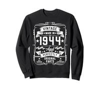 Vintage 1944 81 Years Old Gifts for Men 81yr 81st Birthday Sweatshirt