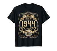 Vintage 1944 81yr 81st Birthday Gifts for Men 81 Years Old T-Shirt