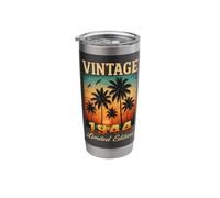 Vintage 1944 Limited Edition Sunset Palm Trees 82th Birthday Stainless Steel Insulated Tumbler