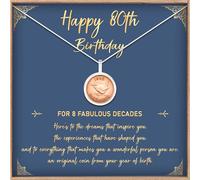 Vintage 1945 Farthing Coin Necklace, 80th Birthday Gift