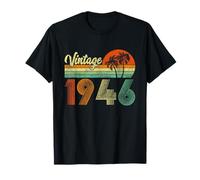 Vintage 1946 Funny 80th Birthday Gifts 80 Years Old Retro T-Shirt