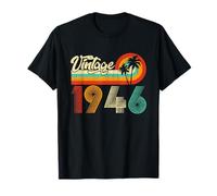 Vintage 1946 Funny 80th Birthday Gifts 80 Years Old Retro T-Shirt
