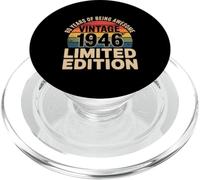 Vintage-1946 Limited Edition 80-Year-Old Shirt 80th Birthday PopSockets PopGrip for MagSafe