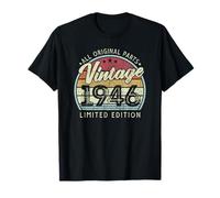 Vintage 1946 Limited Edition 80th Birthday T-Shirt