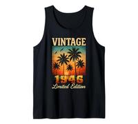 Vintage 1946 Limited Edition Sunset Palm Trees 79th Birthday Tank Top