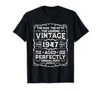 Vintage 1947 79 Year Old Gifts Men 79th Birthday T-Shirt
