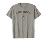Vintage 1947 US USAF T-Shirt, Men, Slate Grey, 3X-Large