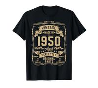 Vintage 1950 75yr 75th Birthday Gifts for Men 75 Years Old T-Shirt