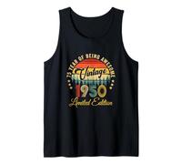 Vintage 1950 Limited Edition 75 Year Old 75Th Birthday Tank Top